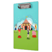 Vintage Circus Zwischenablage Klemmbrett (Links)