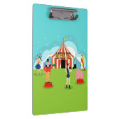 Vintage Circus Zwischenablage Klemmbrett (Rechts)