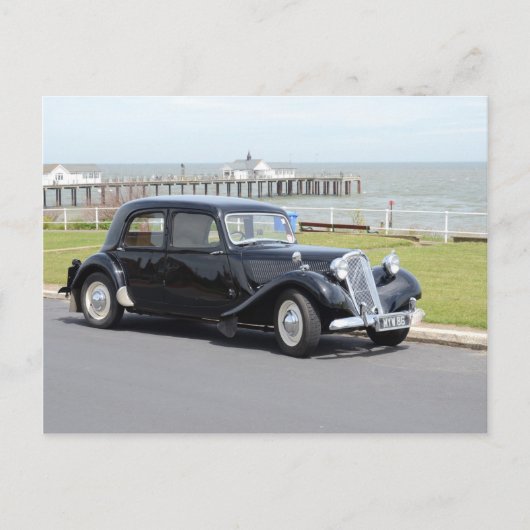 Vintage Citroen Postkarte (Vorderseite)