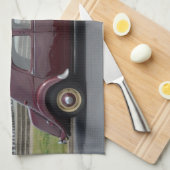 Vintage Citroen-Zugkraft Avant Küchentuch (Viertel Falte)