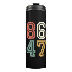 Vintage Classic 86 47 Anti Trump 2024 Absetzen  Thermosbecher