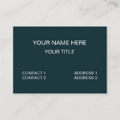 Vintage Classic Car Auto Mechanic Visitenkarte (Rückseite)