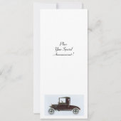 VINTAGE CLASSIC CARS ANSAMMLUNG Champagne Metallis Ankündigung (Rückseite)