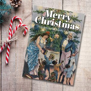 Vintage Classic Frohe Weihnachten Baum Keppler