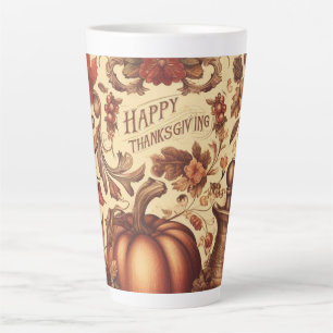 Vintage/Classic Frohes Erntedankfest Milchtasse