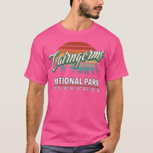 Vintage Classic Retro Farbe Cairngorms Nationalpar T-Shirt
