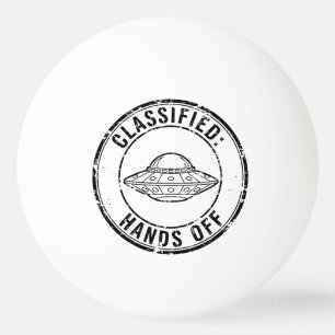 Vintage Classified: Hände weg vom UFO Tischtennisball