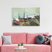 Vintage Claude Monet Fischerboote Leinwanddruck (Insitu (Wohnzimmer))