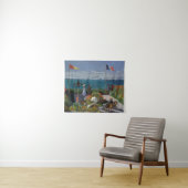 Vintage Claude Monet Terrasse eine Sainte-Adresse Wandteppich (Beispiel (Horizontal))