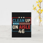 Vintage Clean Up In Aisle 46 American Karte (Gelbe Blume)