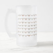Vintage Clearwing Motten Mattglas Bierglas (Links)