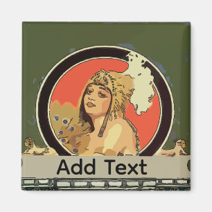 Vintage Cleopatra Text hinzufügen Magnet