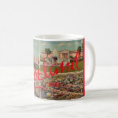 Vintage Cleveland Greetings Kaffeetasse (VorderseiteRechts)