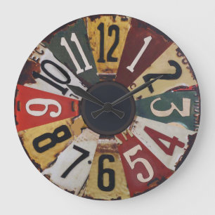 Vintage clock große wanduhr