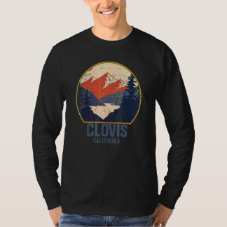Vintage Clovis Kalifornien Ca Berge Wanderung Wand T-Shirt