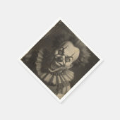 Vintage Clowncocktail-Servietten Serviette (Ecke)