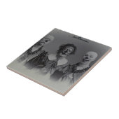 Vintage Clowns Fliese (Seite)