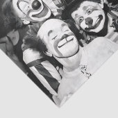 Vintage Clowns Seidenpapier (Ausschnitt)