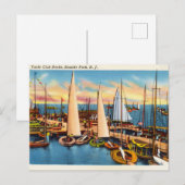 Vintage Club Docks, Seaside Park, New Jersey Postkarte (Vorne/Hinten)