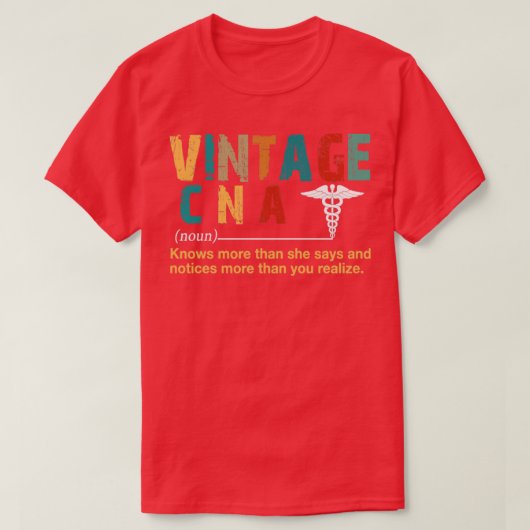 VINTAGE CNA T-Shirt (Design vorne)