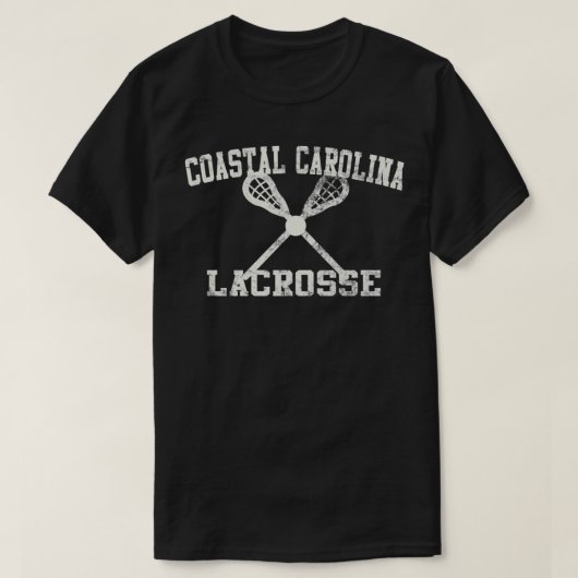 Vintage Coastal Carolina Lacrosse T-Shirt (Design vorne)