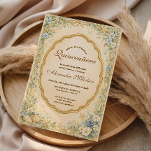 Vintage Coastal Garden Quinceañera