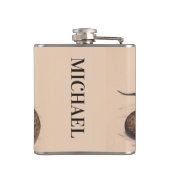 Vintage Cobra Schlangenanstrich Flachmann (Rückseite)