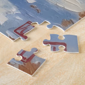 Vintage Cocker Spaniel and Cardinals Christmas Puzzle (Seite)