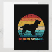Vintage Cocker Spaniel | Geschenk für Cocker Spani (Vorne/Hinten)
