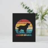 Vintage Cocker Spaniel | Geschenk für Cocker Spani (Stehend Vorderseite)