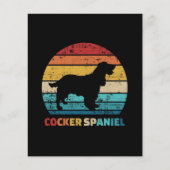 Vintage Cocker Spaniel | Geschenk für Cocker Spani (Vorderseite)