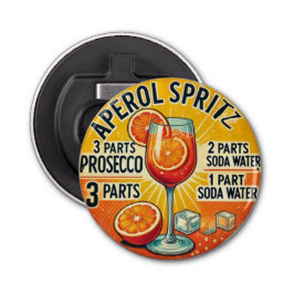 Vintage cocktail Aperol Spritz Flaschenöffner