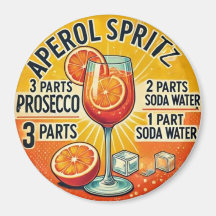 Vintage cocktail Aperol Spritz 