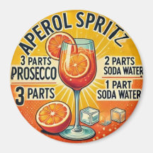 Vintage cocktail Aperol Spritz 