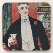 Vintage Cocktailkultur Getränkeuntersetzer (Vorderseite)