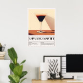 Vintage Cocktails: Espresso Martini Poster (Heimbüro)