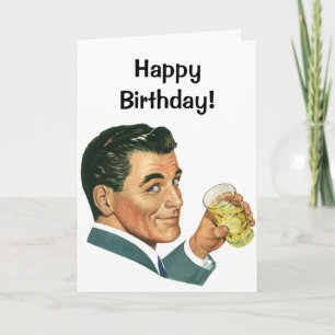 Vintage Cocktails Getränke, Getränke für Männer Karte