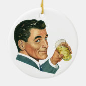Vintage Cocktails Getränke, Getränke für Männer Keramikornament (Hinten)