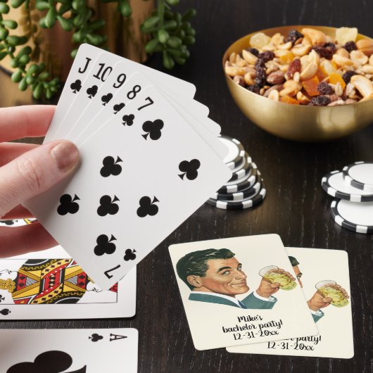 Vintage Cocktails Getränke, Getränke für Männer Spielkarten (In Situ)