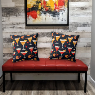 Vintage Cocktailstunde Kissen