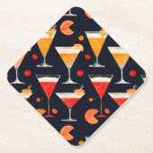 Vintage Cocktailstunde Untersetzer (Vorderseite)