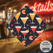 Vintage Cocktailstunde Untersetzer