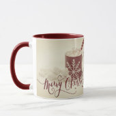 Vintage Cocoa Merry Christmas Tasse (Links)