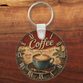 Vintage Coffee Schlüsselanhänger (Rückseite)
