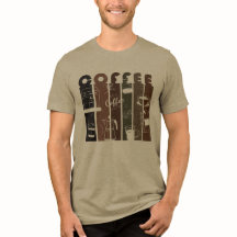 Vintage-Coffee-Typografie-Illustration handgezeich