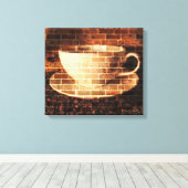 Vintage Coffee Wall Art Leinwanddruck (Insitu (Holzboden))