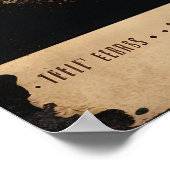 Vintage Coffee Wall Art Poster (Ecke)