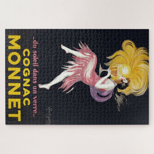 Vintage Cognac Monnet Puzzle (Horizontal)