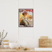 Vintage Cognac-Werbung Poster (Küche)