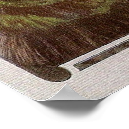 Vintage Cognac-Werbung Poster (Ecke)